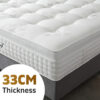 Mattress Medium Bed Euro Top 7 Zone Spring Gel Memory Foam