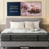 Mattress Plush Firm Bed Euro Top 7 Zone Spring Memory Foam