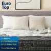 Mattress Plush Firm Bed Euro Top 7 Zone Spring Memory Foam