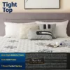 Mattress Extra Firm Bed Wool Tight Top 7 Zone Pocket Spring