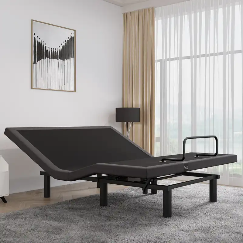 Valentina Long Single Adjustable Motorized Bed Frame Incline Remote