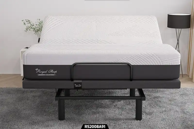 Valentina Long Single Adjustable Motorized Bed Frame Incline Remote